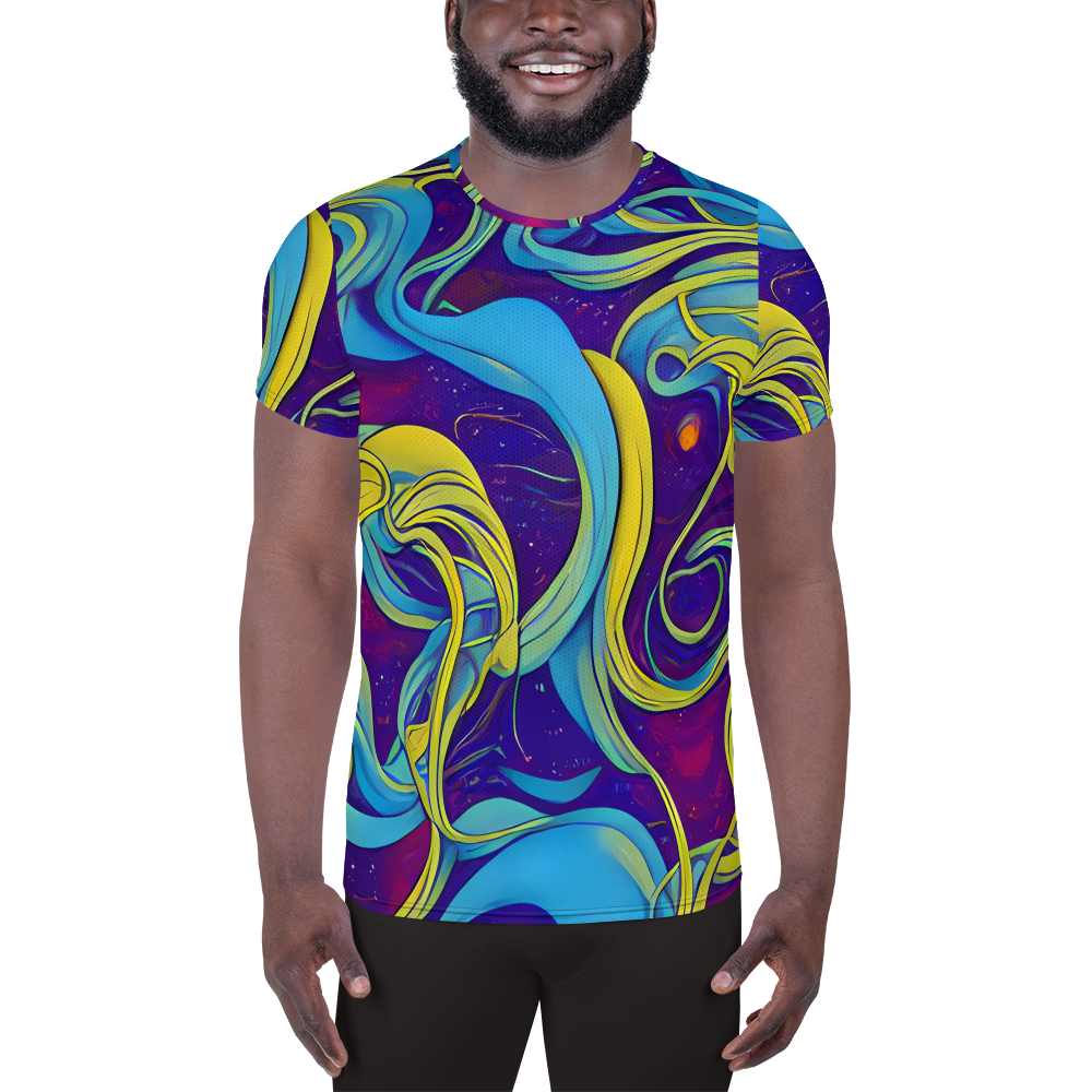 Men's Athletic T-Shirt - Stellar Swirls