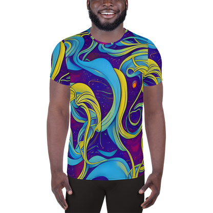 Men's Athletic T-Shirt - Stellar Swirls