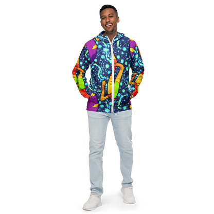 Men's Windbreaker - Cosmic Siblings