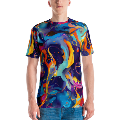 Men's Crew Neck T-Shirt - Whimsical Fusion