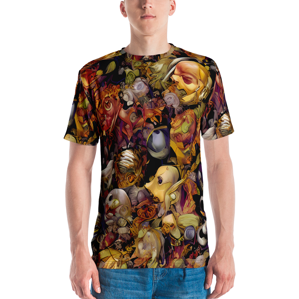 Men's Crew Neck T-Shirt - Arcimboldo Abundance