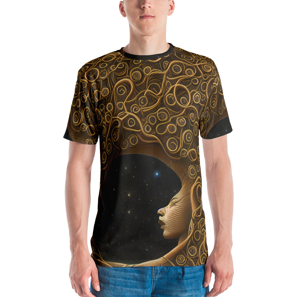 Men's Crew Neck T-Shirt - Ethereal Coils