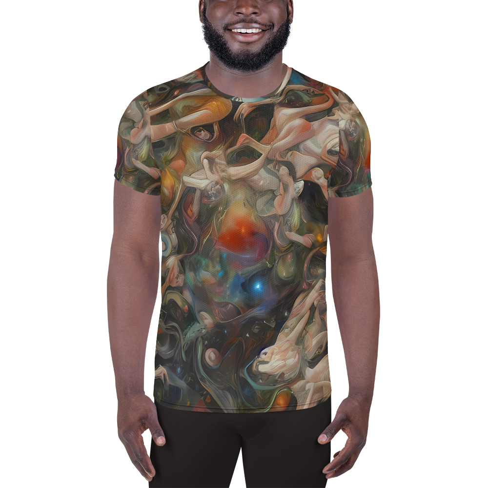 Men's Athletic T-Shirt - Copper Swirl