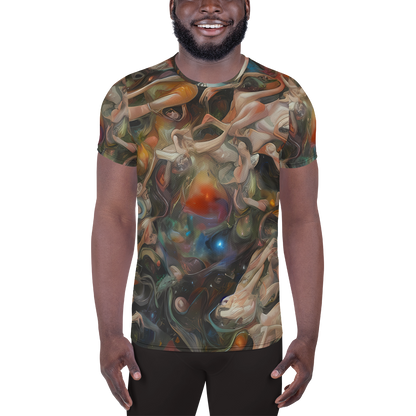 Men's Athletic T-Shirt - Copper Swirl