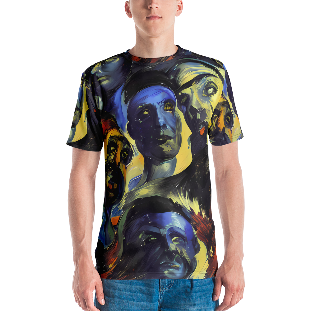 Men's Crew Neck T-Shirt - Cosmic Visages