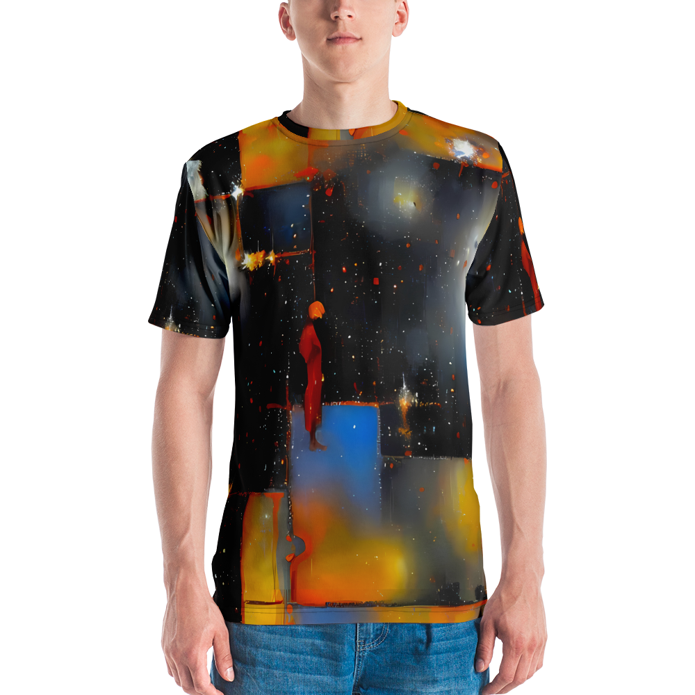 Men's Crew Neck T-Shirt - Monet's Matrix