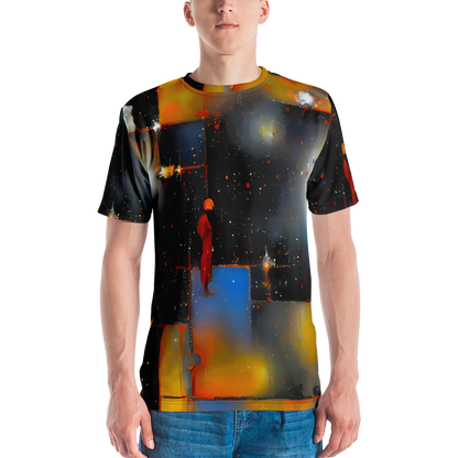 Men's Crew Neck T-Shirt - Monet's Matrix