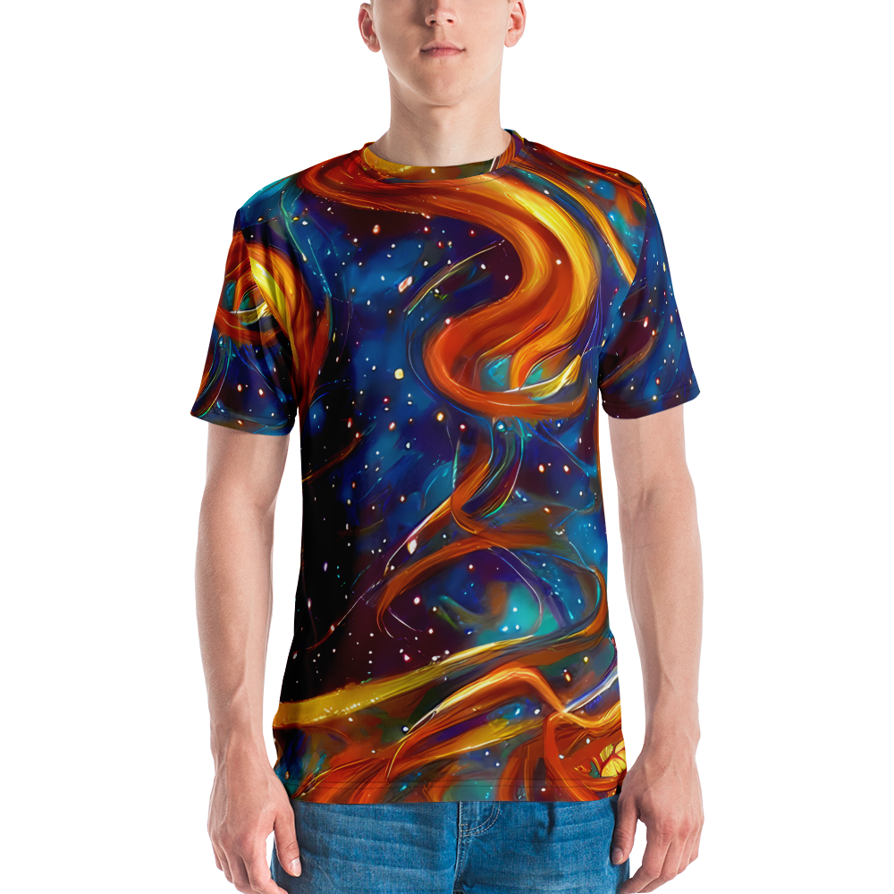 Men's Crew Neck T-Shirt - Perez Whirl