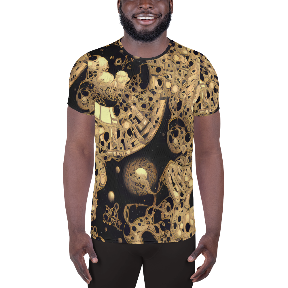 Men's Athletic T-Shirt - Baroque Orbit