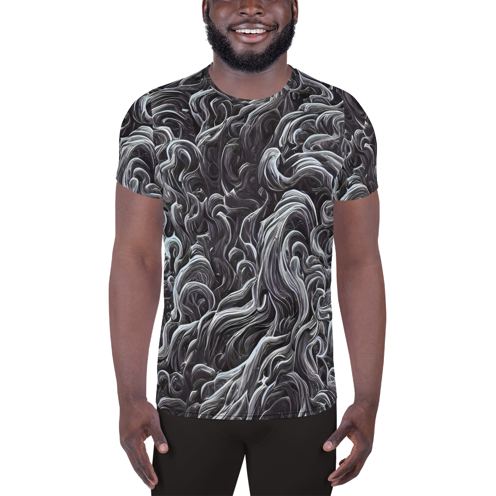 Men's Athletic T-Shirt - Savrasov Swirls