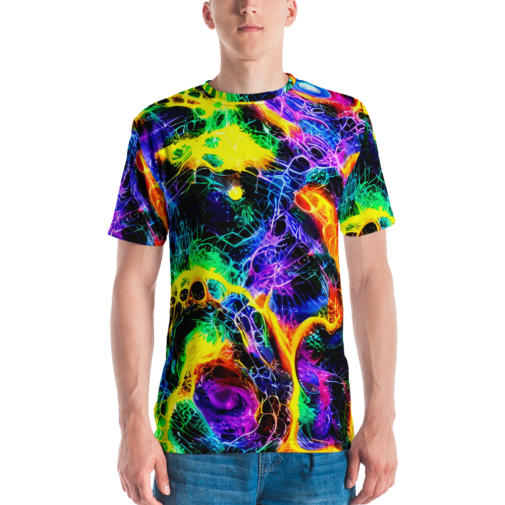 Men's Crew Neck T-Shirt - Vivid Veil