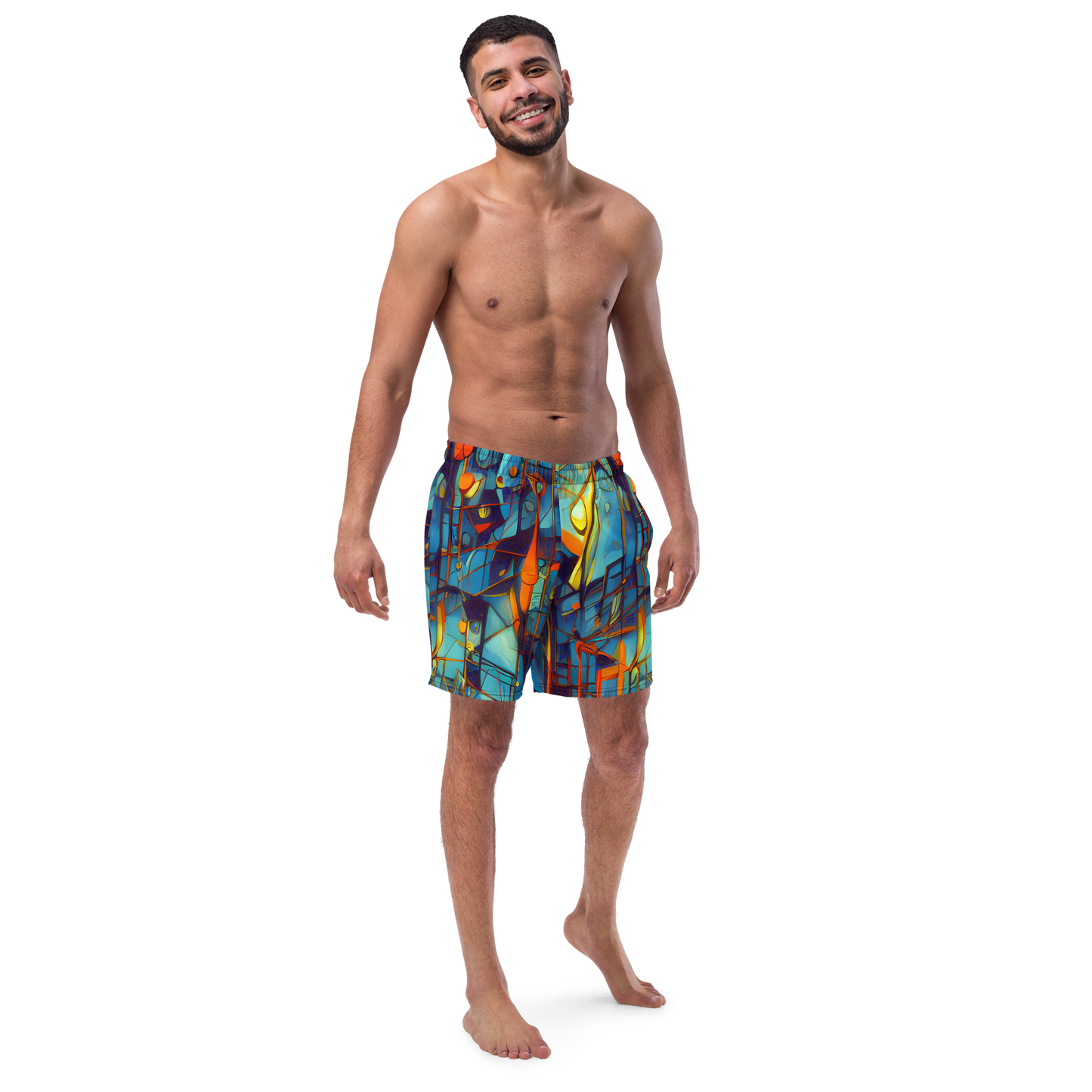 Swim Trunks - Abstract Eddy