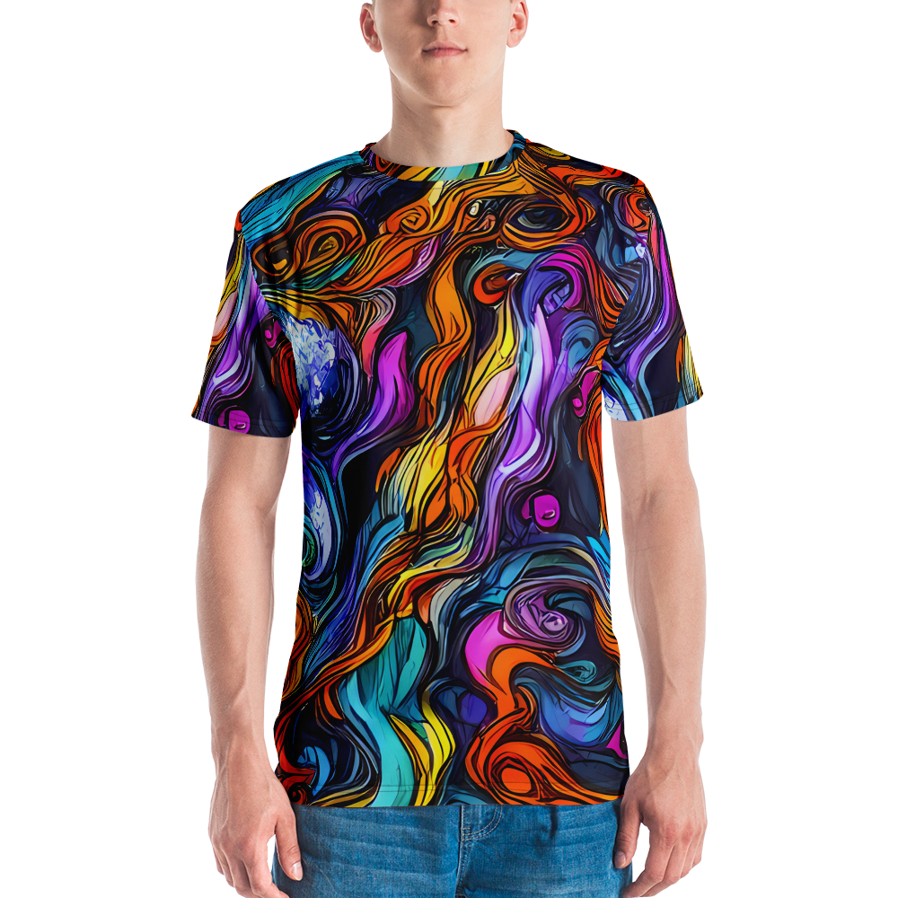 Men's Crew Neck T-Shirt - Guiard's Whirl