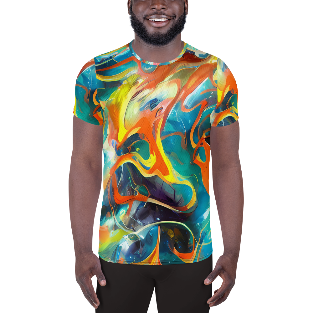 Men's Athletic T-Shirt - Cecily’S Swirl