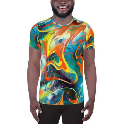 Men's Athletic T-Shirt - Cecily’S Swirl