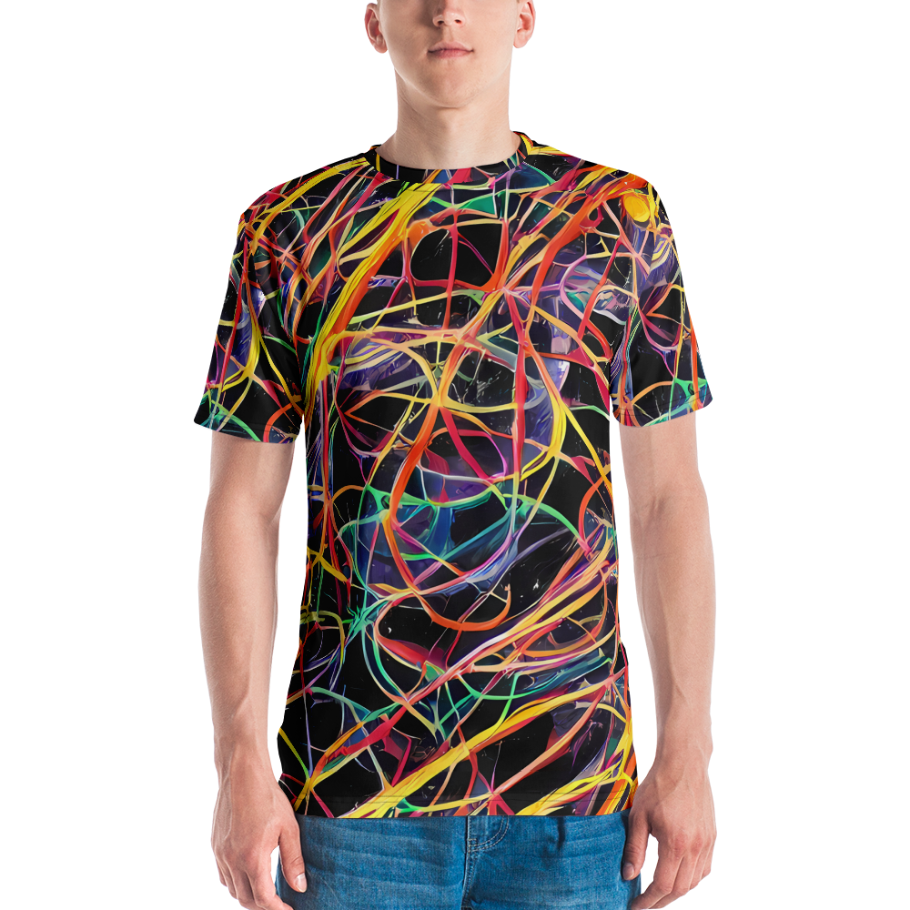 Men's Crew Neck T-Shirt - Acconci Twirl