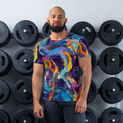 Men's Athletic T-Shirt - Whimsical Fusion