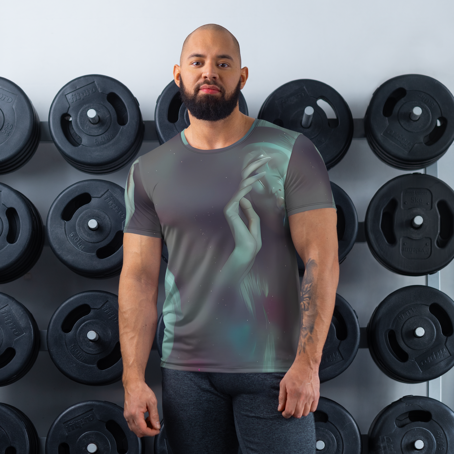 Men's Athletic T-Shirt - Surreal Dreams