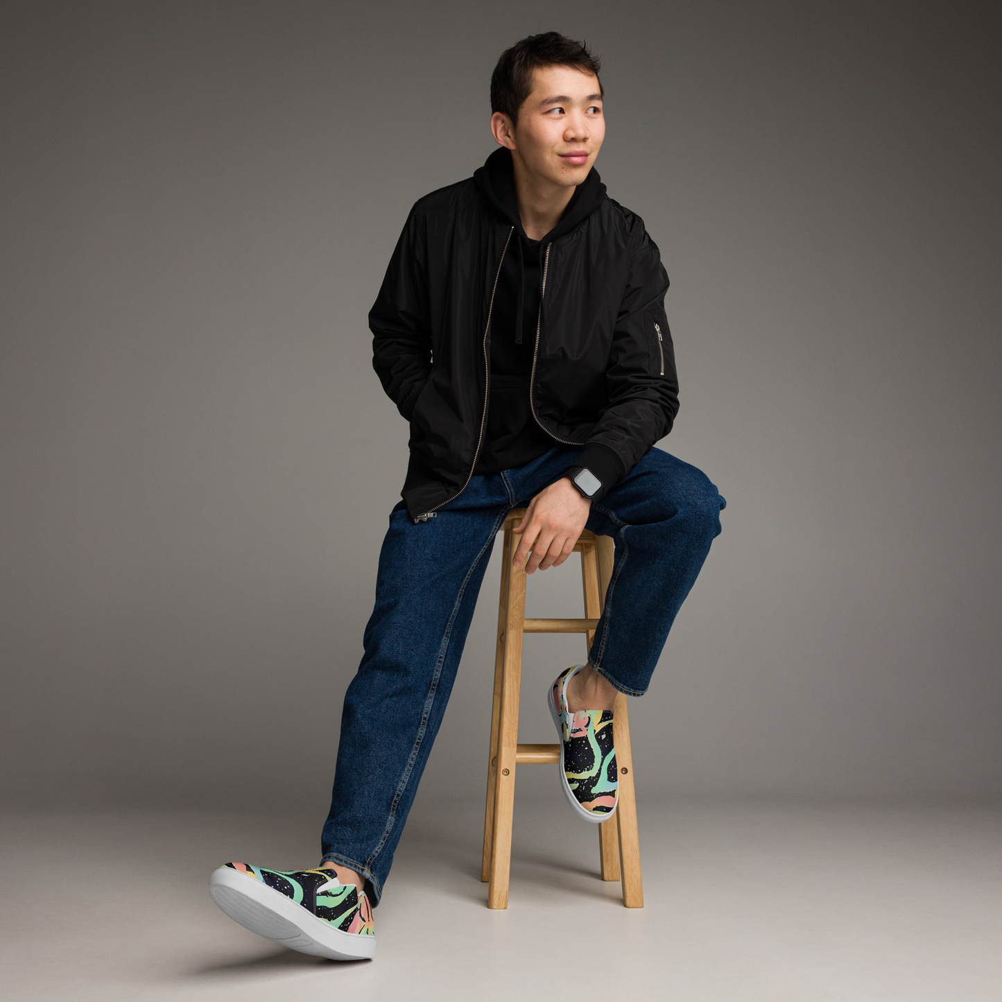 Men's Slip-On Canvas Shoes - Mcguire Wavelength