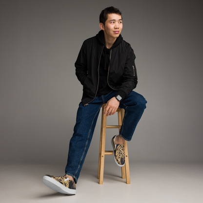 Men's Slip-On Canvas Shoes - Baroque Orbit