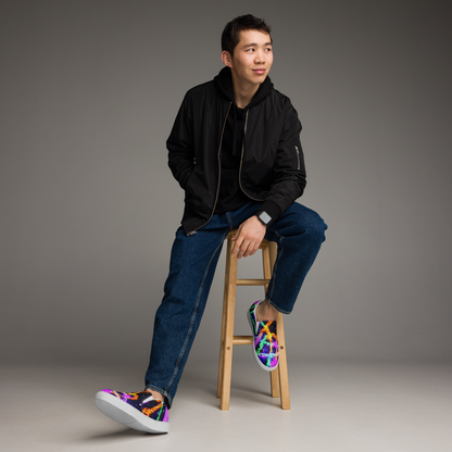 Men's Slip-On Canvas Shoes - Enckell's Nebula