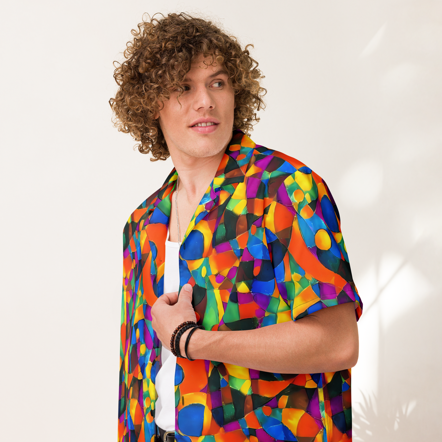 Button Shirt - Galactic Jigsaw