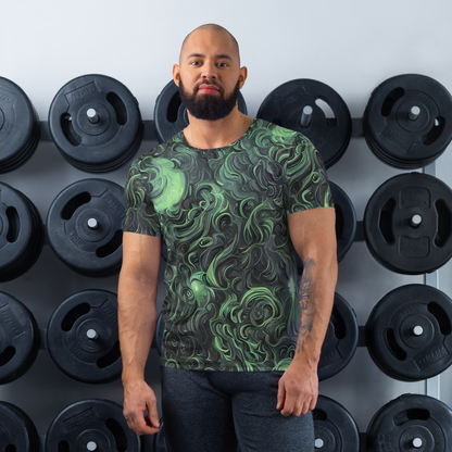 Men's Athletic T-Shirt - Savrasov Swirls