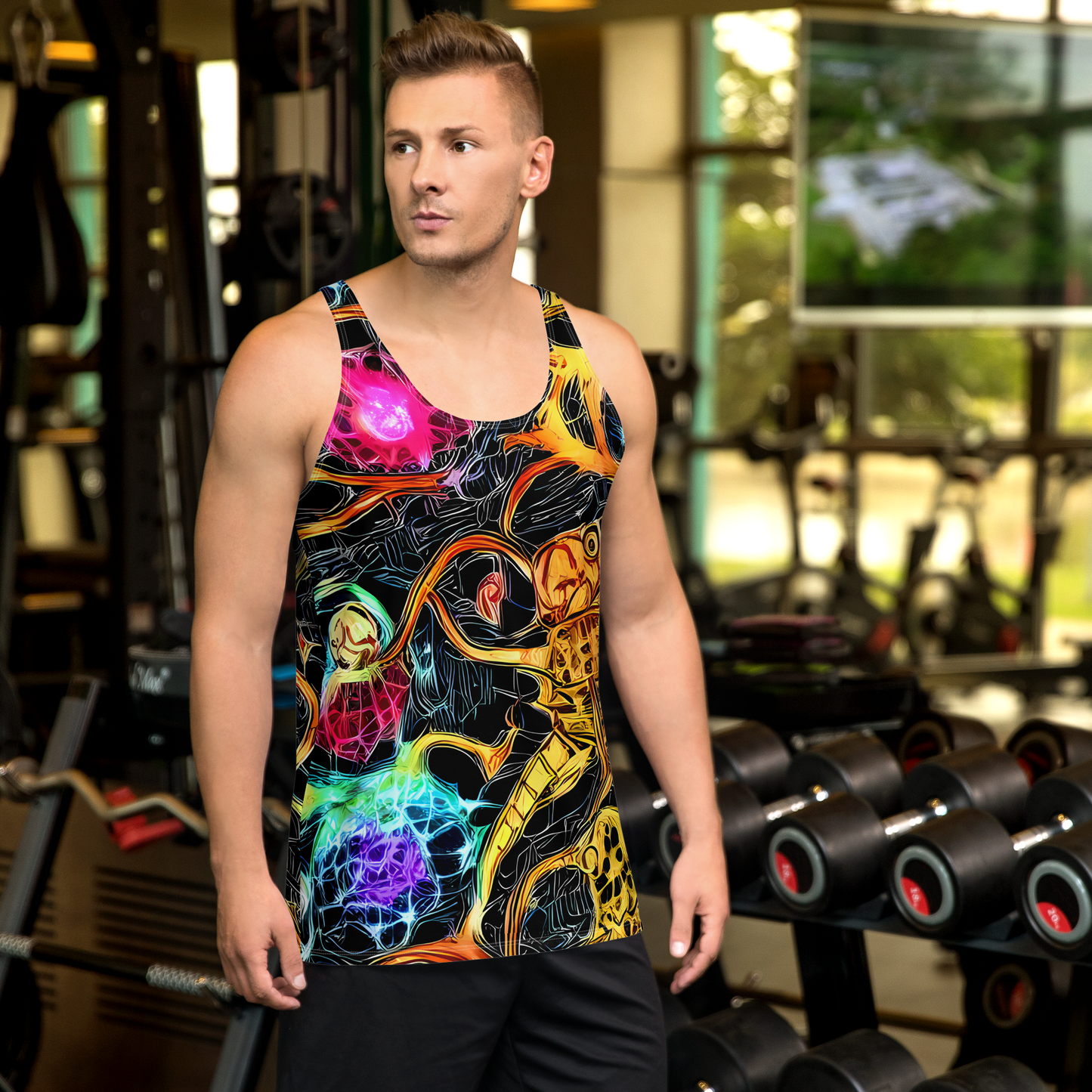 Men's Tank Top - Psychedelic Pulsar