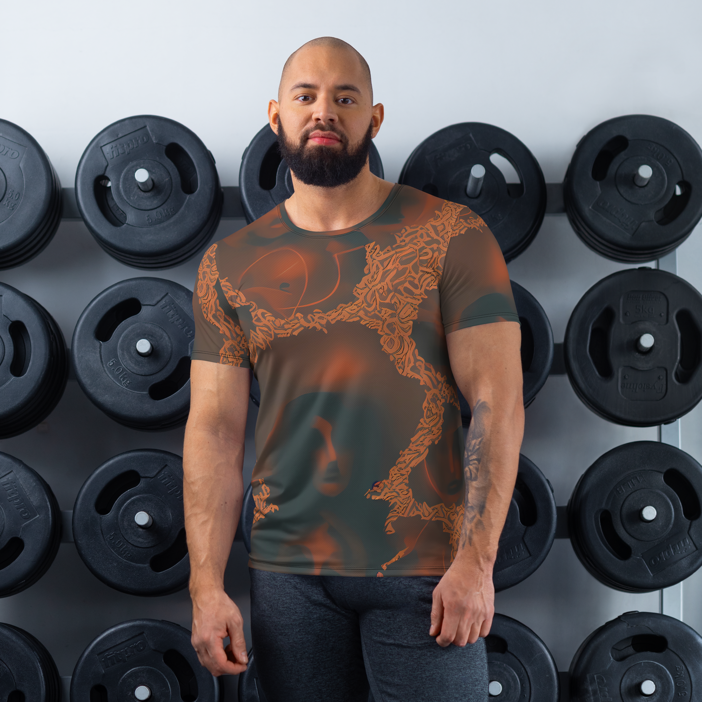 Men's Athletic T-Shirt - Chimeric Visage