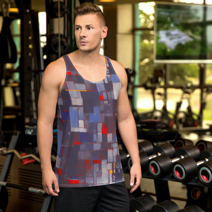 Men's Tank Top - Cubist Rhythm