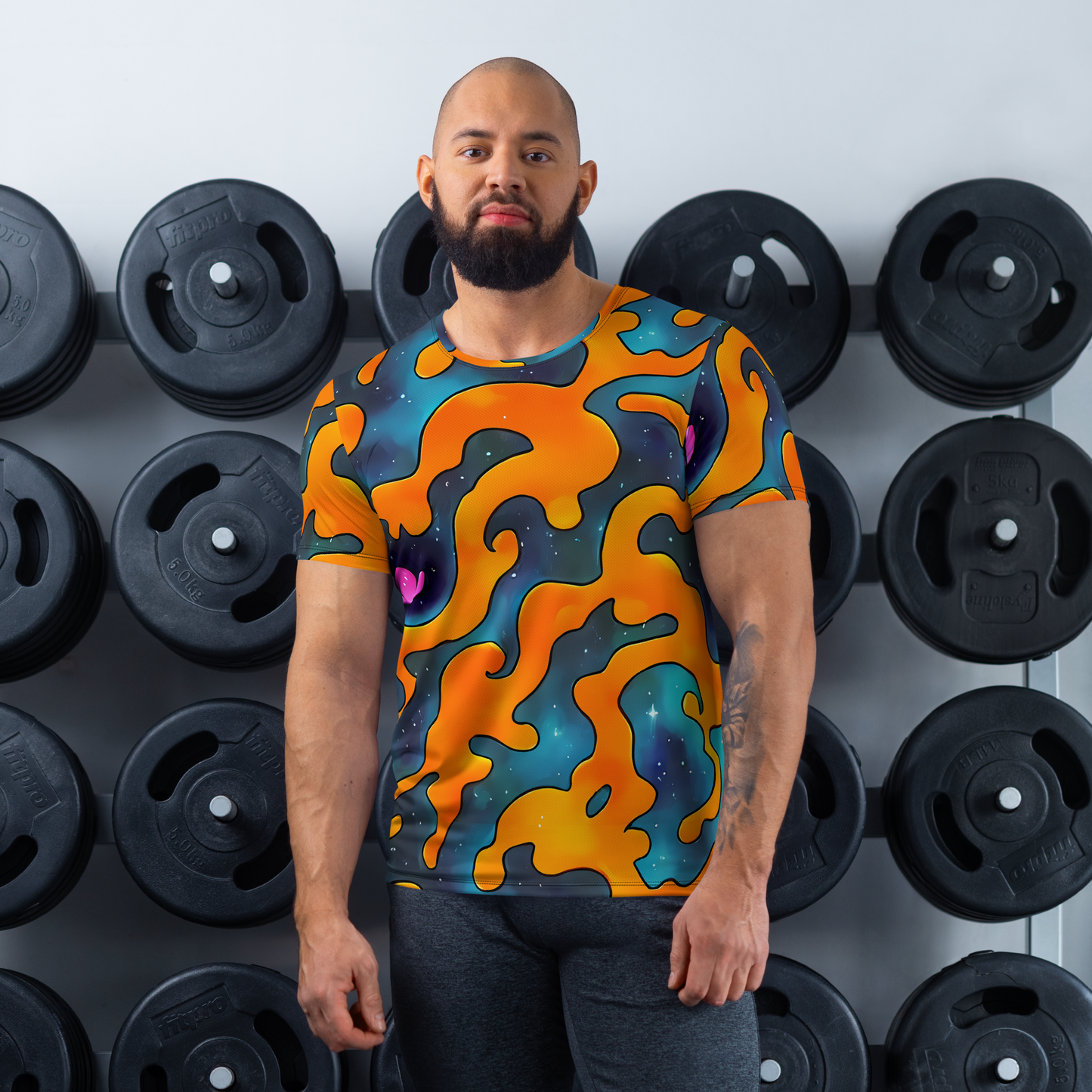 Men's Athletic T-Shirt - Criswell Cosmos