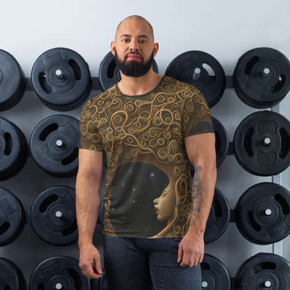 Men's Athletic T-Shirt - Ethereal Coils