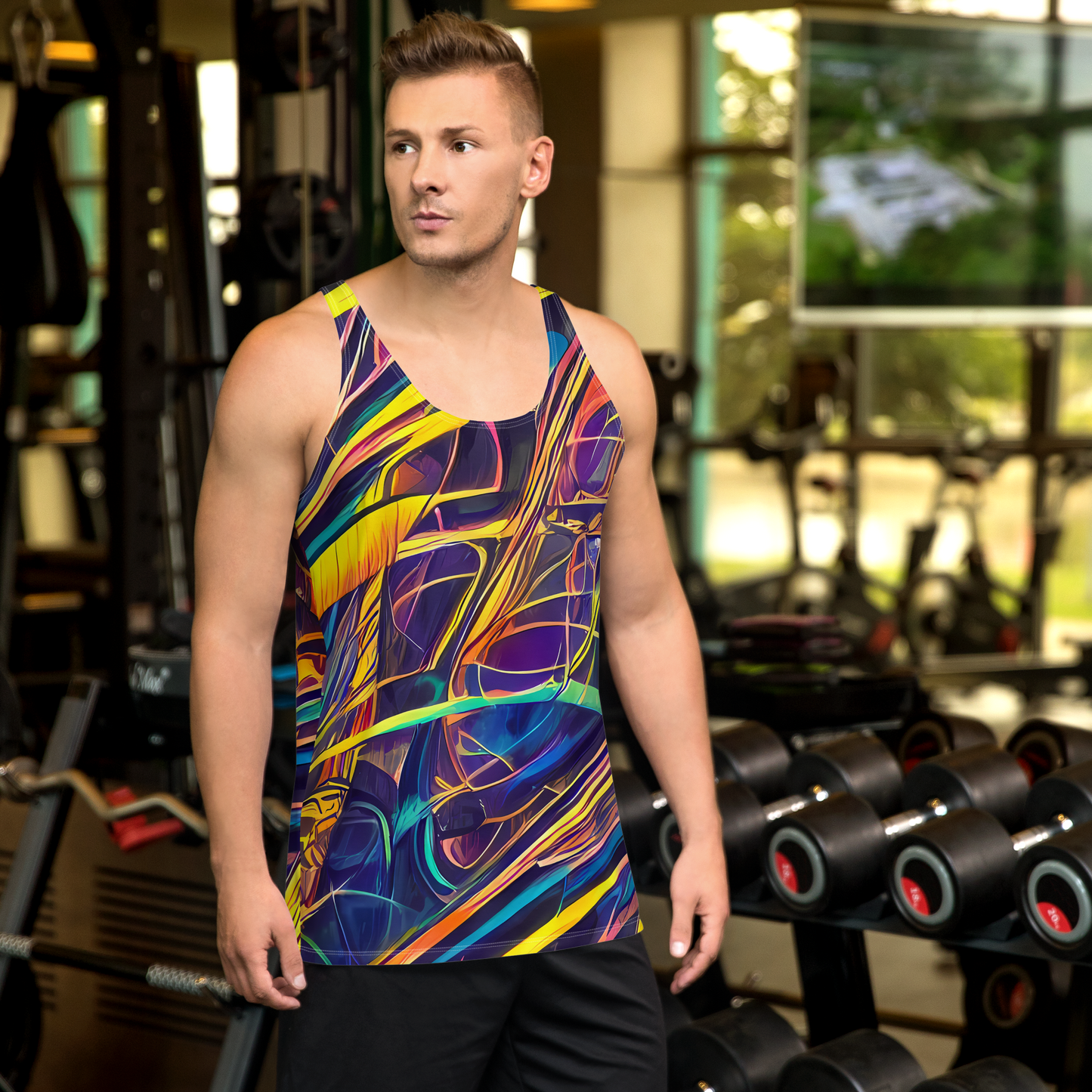 Men's Tank Top - Vector Rhapsody