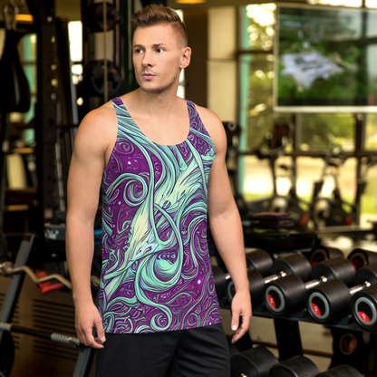 Men's Tank Top - Temple Swirls