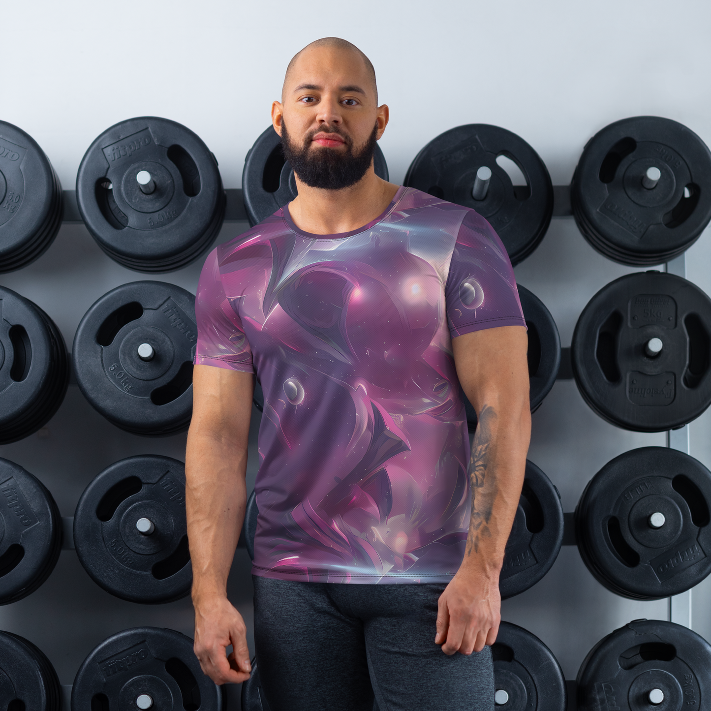 Men's Athletic T-Shirt - Vertex Visions