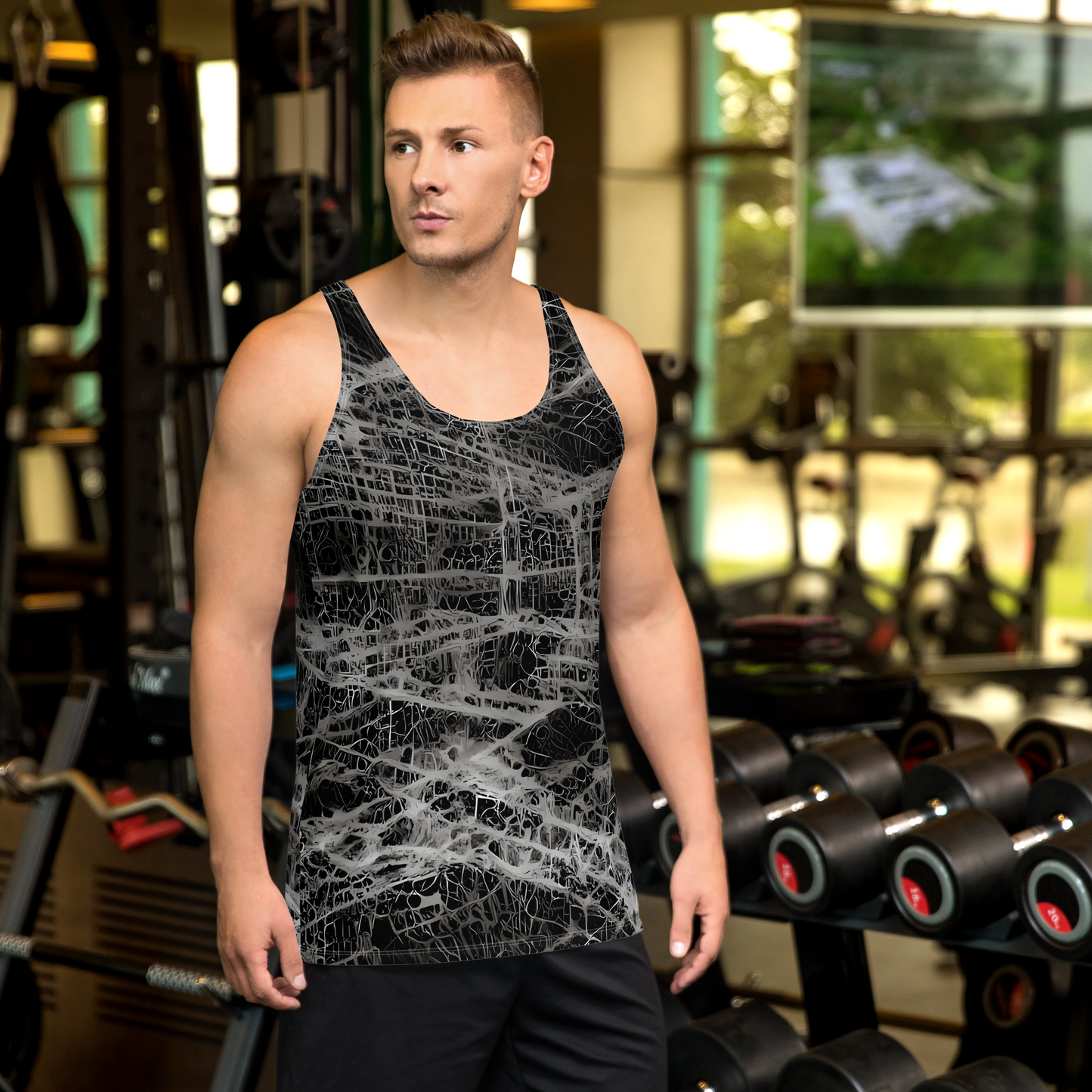 Men's Tank Top - Monochrome Mesh