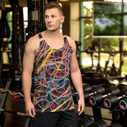 Men's Tank Top - Acconci Twirl