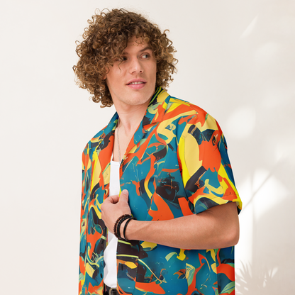 Button Shirt - Abstract Tango