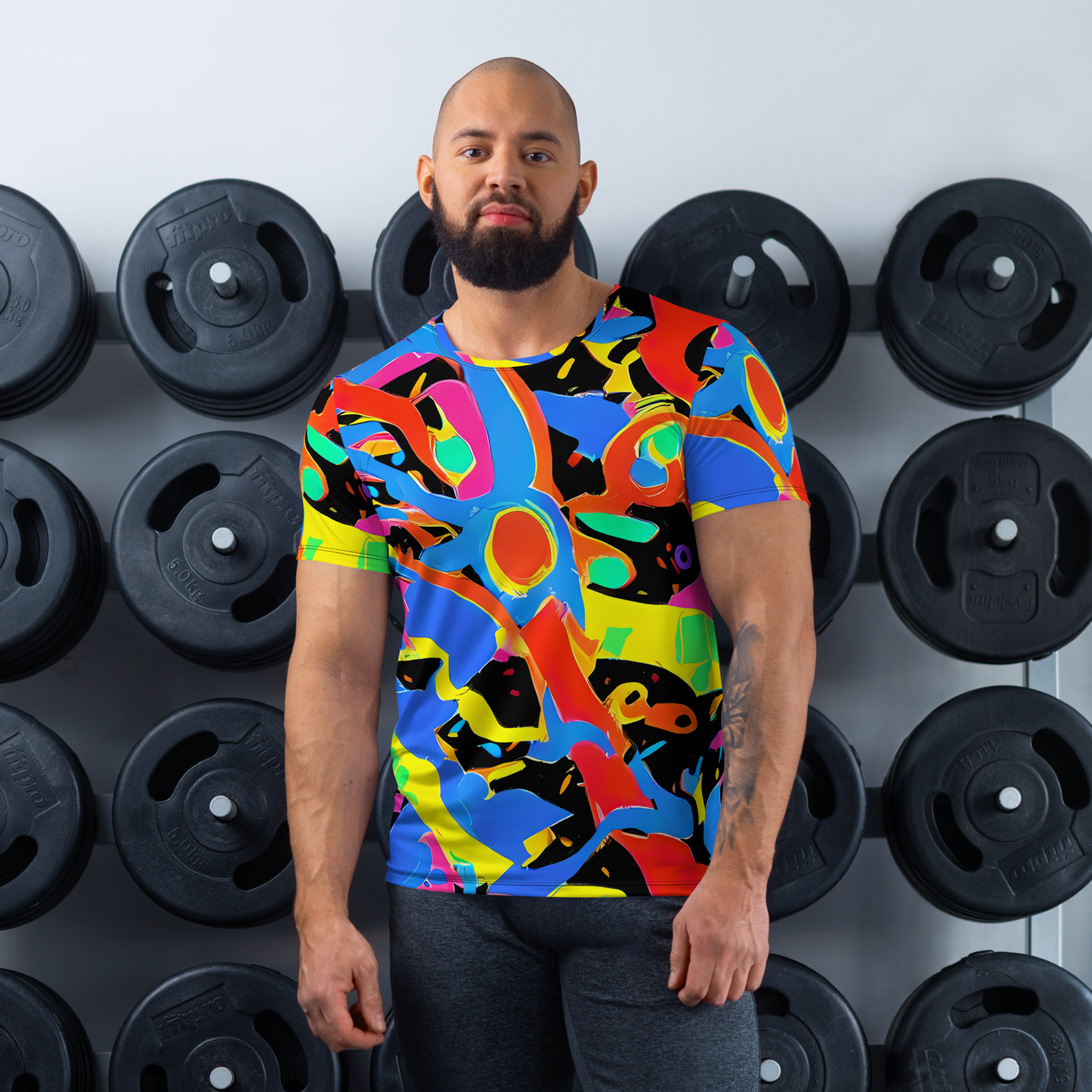 Men's Athletic T-Shirt - Orbit Opus