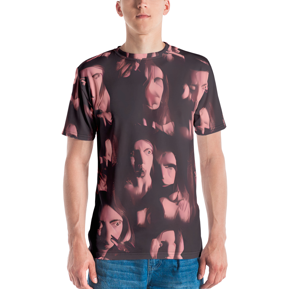 Men's Crew Neck T-Shirt - Portrait Whispers