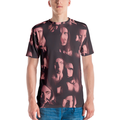 Men's Crew Neck T-Shirt - Portrait Whispers