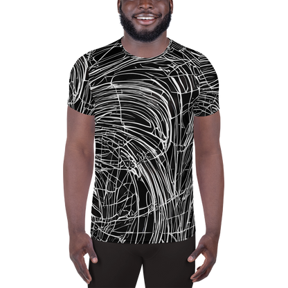 Men's Athletic T-Shirt - Biomech Spiral