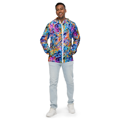 Men's Windbreaker - Rococo Vortex