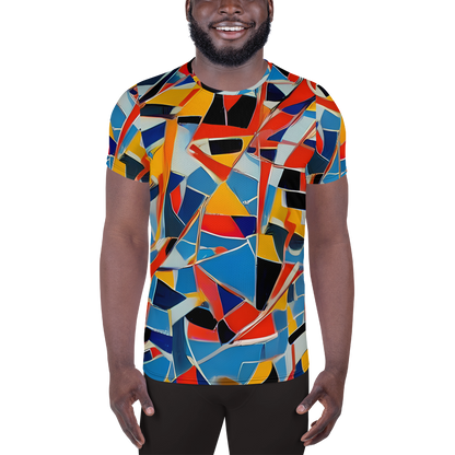 Men's Athletic T-Shirt - Abstract Mingle