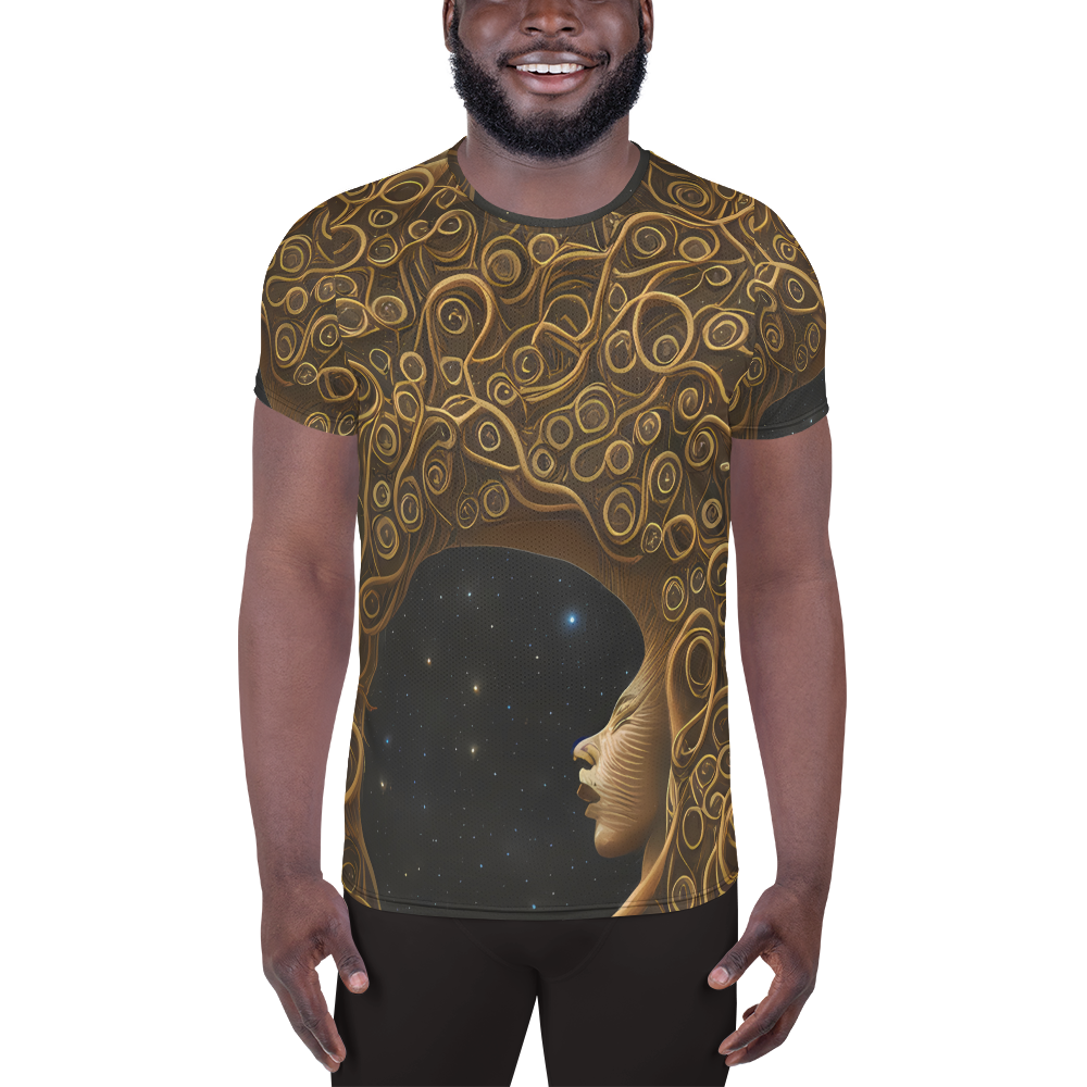 Men's Athletic T-Shirt - Ethereal Coils