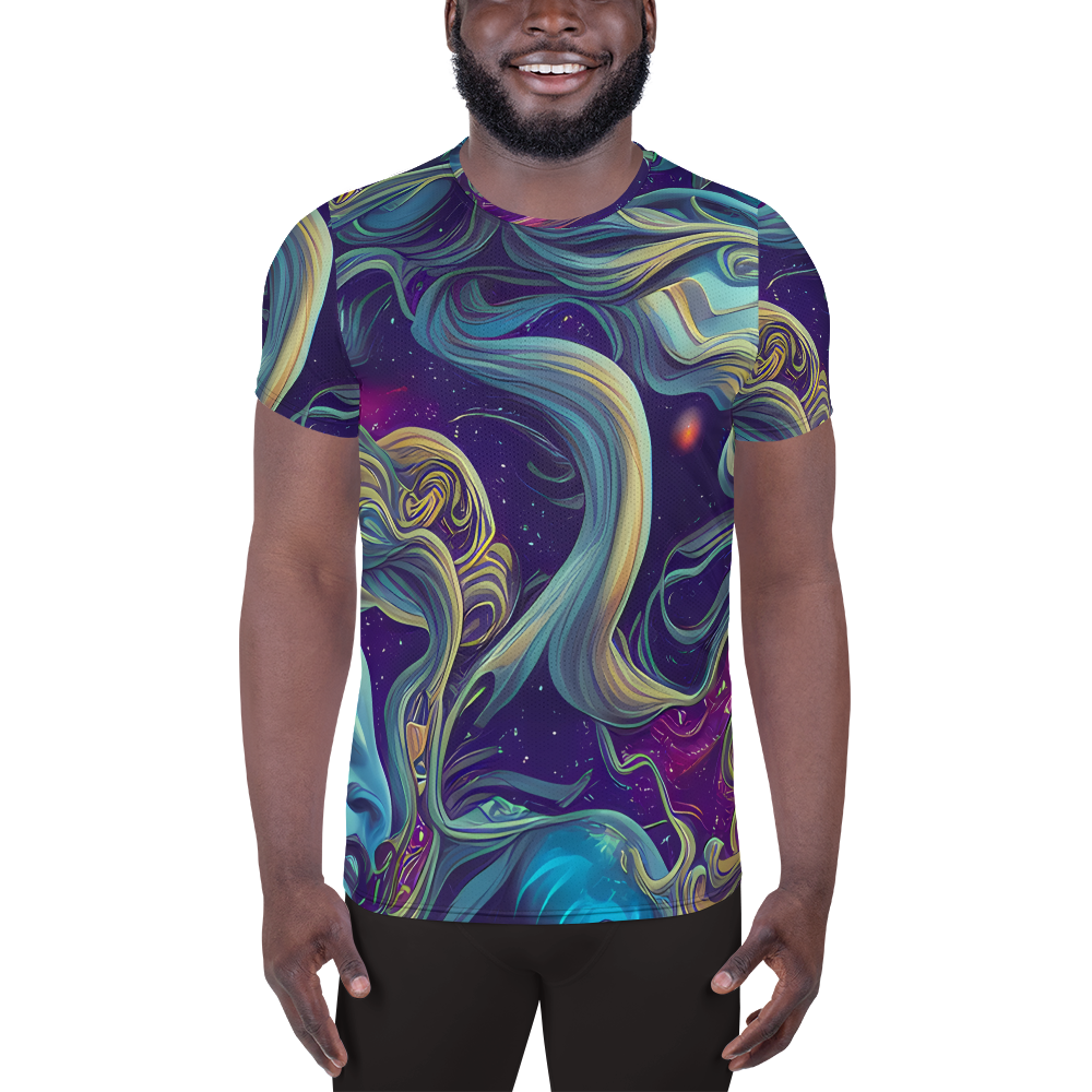 Men's Athletic T-Shirt - Stellar Waves