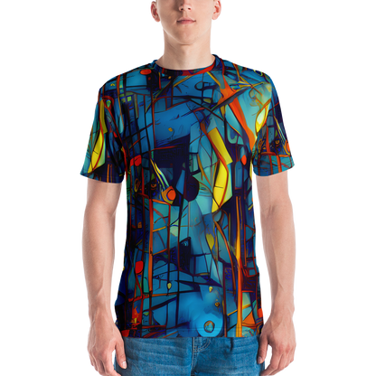 Men's Crew Neck T-Shirt - Abstract Eddy