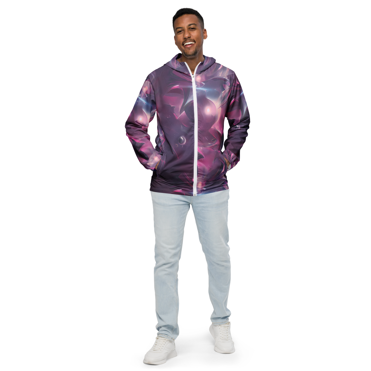 Men's Windbreaker - Vertex Visions