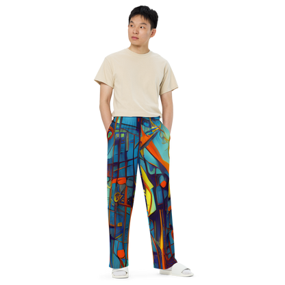 Wide-Leg Pants - Abstract Eddy