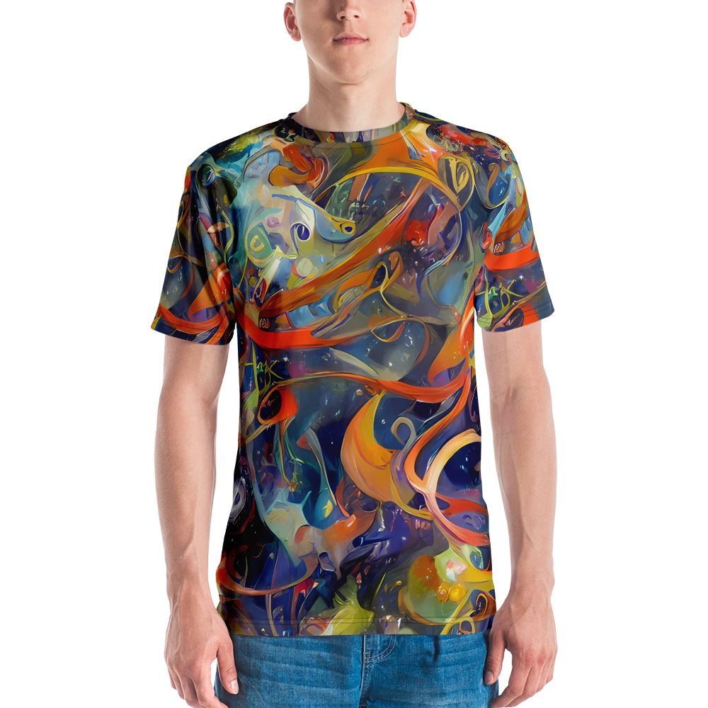 Men's Crew Neck T-Shirt - Spectral Swathe